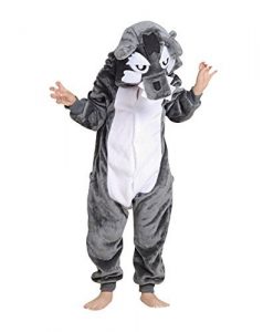 Children's Halloween Cosplay Wolf Animal Pajamas Animal Onesie Sleepwear: gifts for wolf lovers